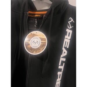 REALTREE Men's Sweatshirt Top/Hoodie‎ XL  — Brand New (Black) Fast Shipping! NWT